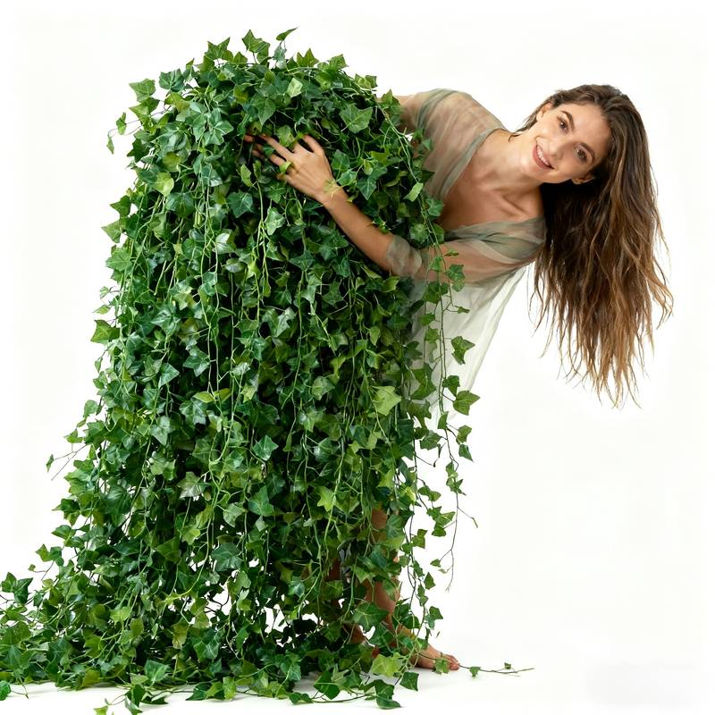 พวงมาลัยไอวี่ 24 ชิ้น ยาว 19 เ - Preserved Moss Sheet บทวิจารณ์และราคา