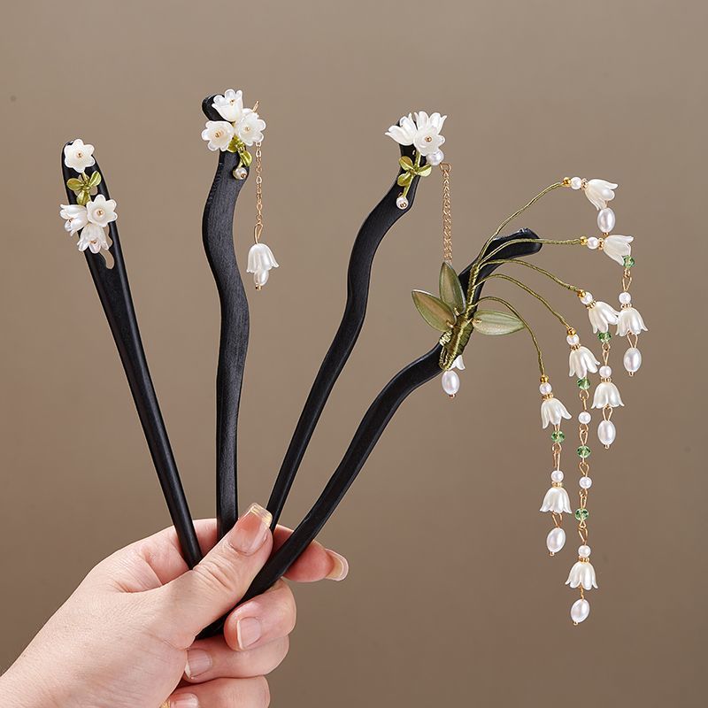 กิ๊บติดผมไม้รูปดอกไม้สไตล์วินเ - Supply Florist บทวิจารณ์และราคา