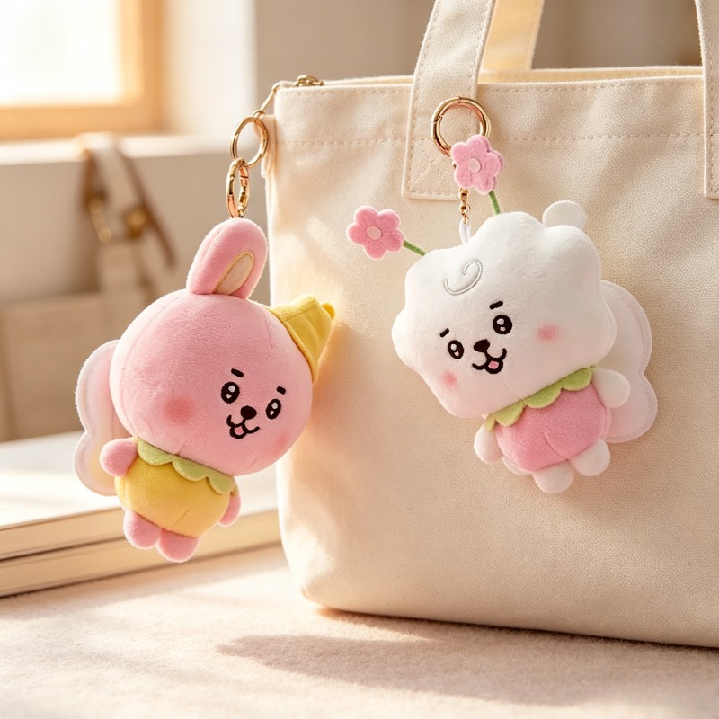 พวงกุญแจตุ๊กตาผ้าซีรีส์ดอกซากุ - Supply Florist บทวิจารณ์และราคา