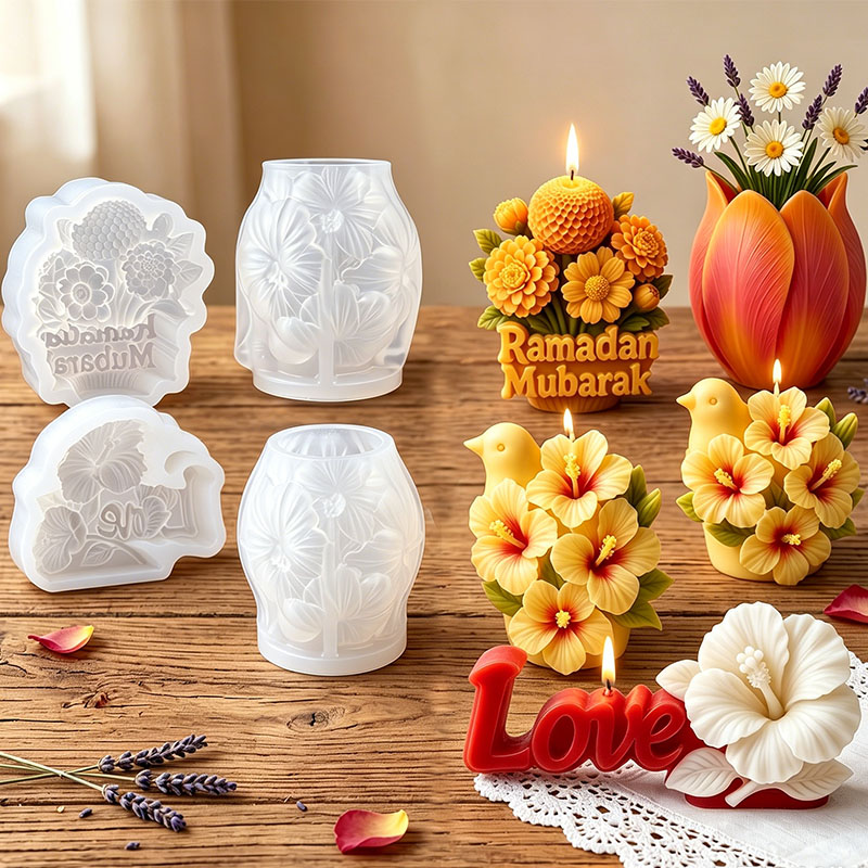 แม่พิมพ์ซิลิโคนรูปดอกไม้ 3 มิต - Florist Supply Vases บทวิจารณ์และราคา